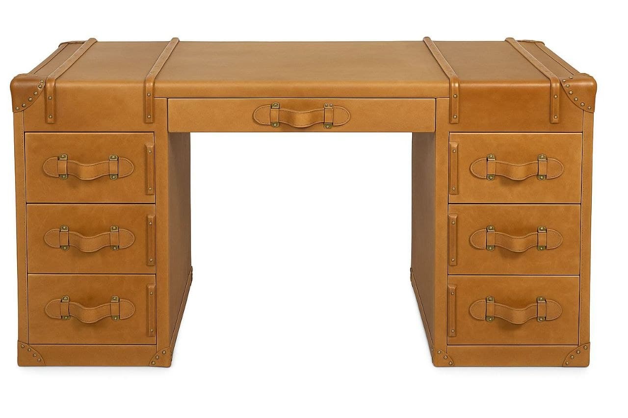 Heritage Solid Oak Executive Desk view