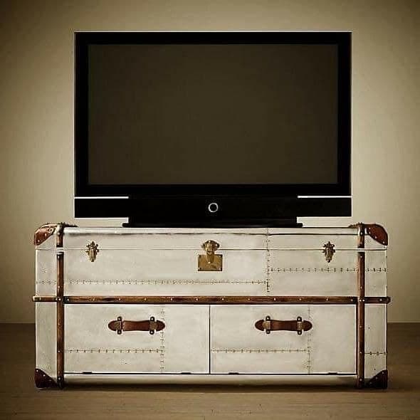 Savannah Cowhide & Leather Trunk