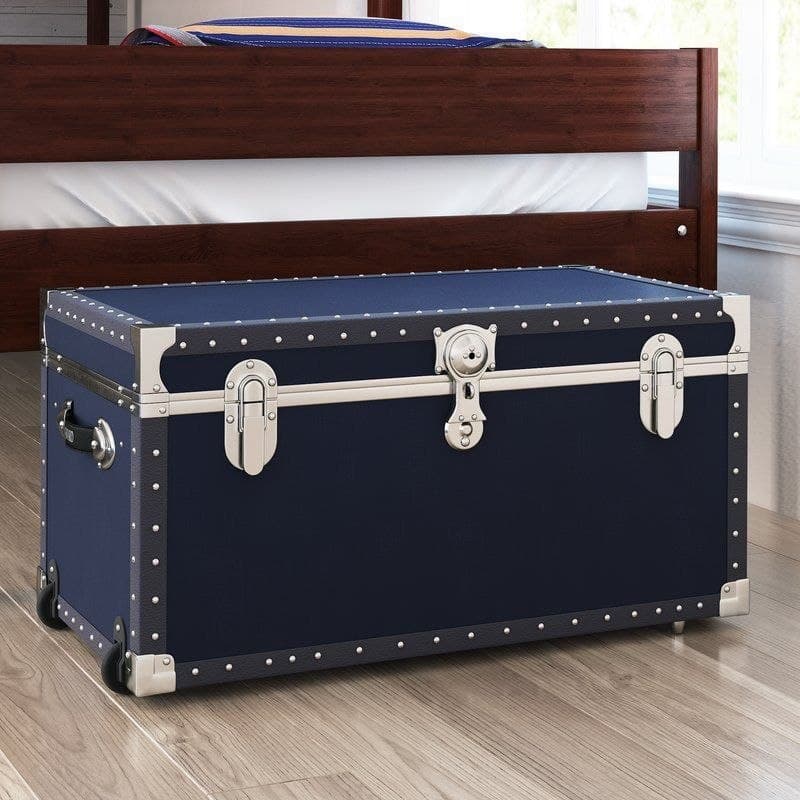Savannah Cowhide & Leather Trunk