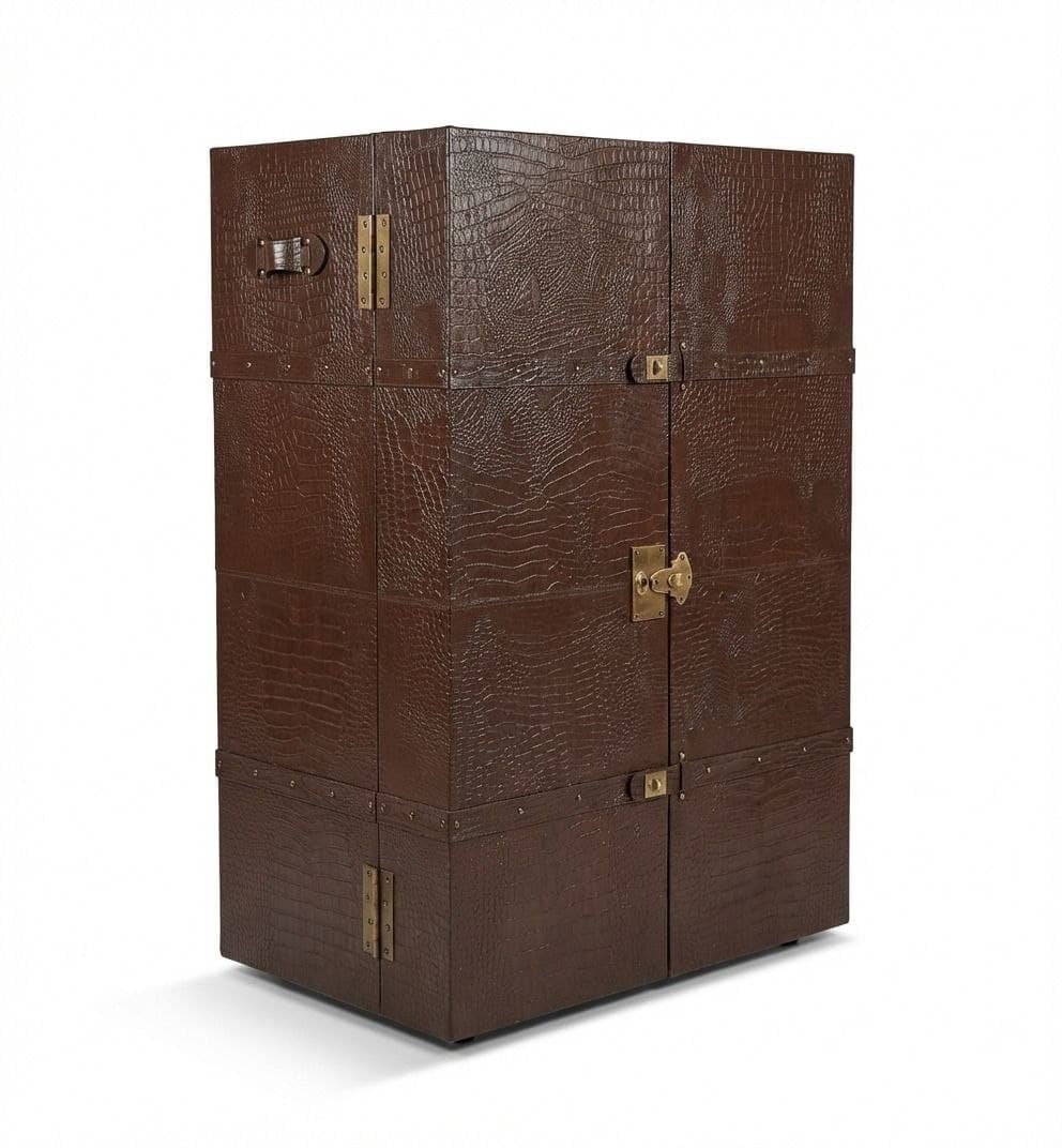Artisan Natural Oak Armoire Bar Suite