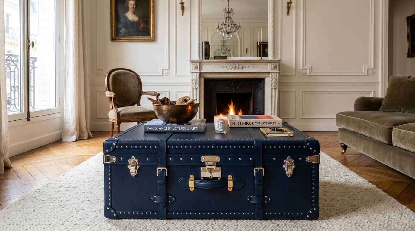 Royal Navy Steamer Trunk